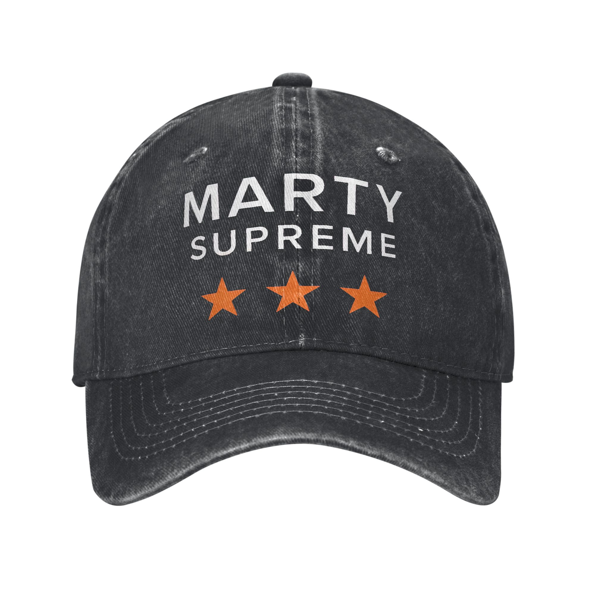 Supreme Brand Streetwear - Marty Supreme Movie Print Cap for