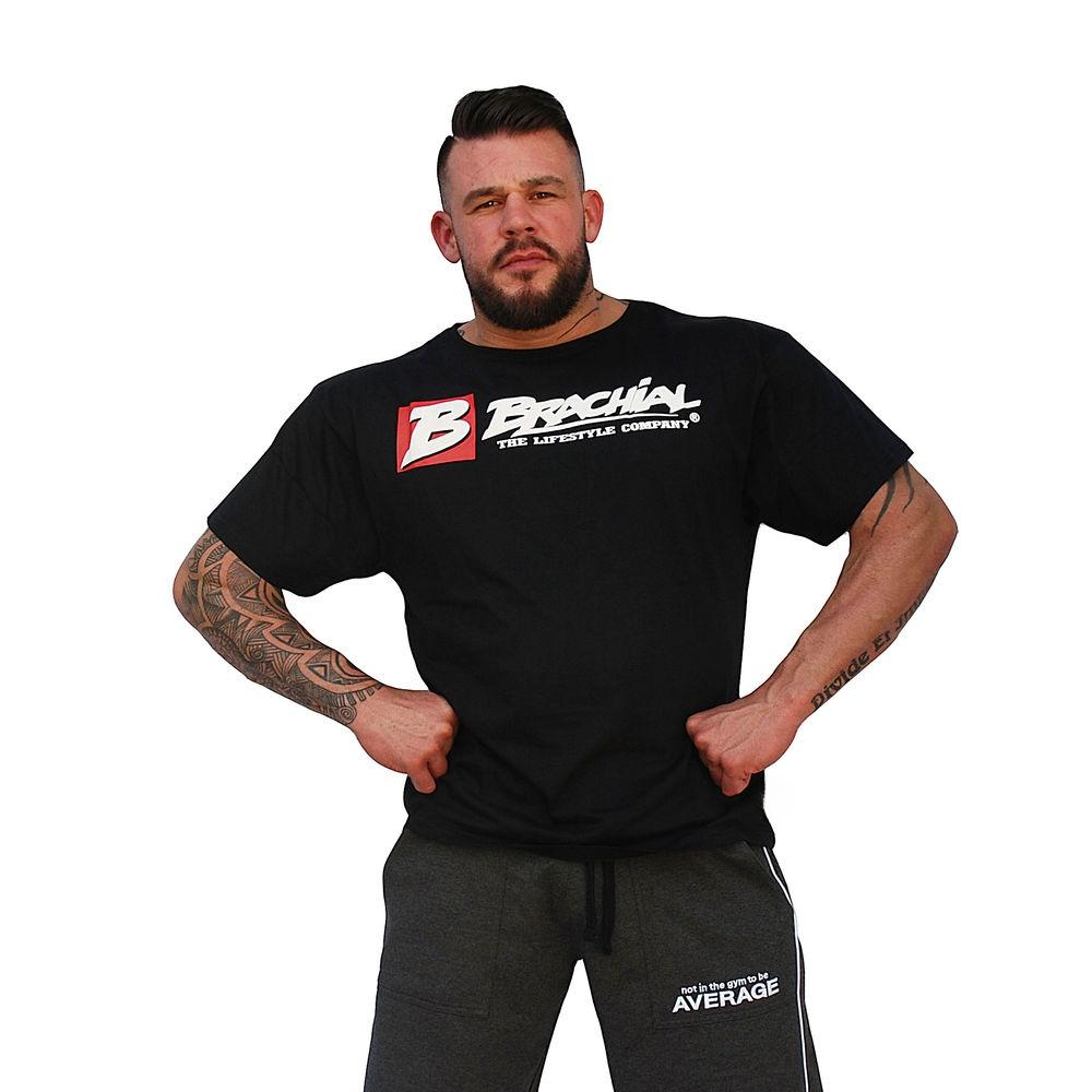Streetwear Gym Brand - Black Style White Brachial GYM Fitness