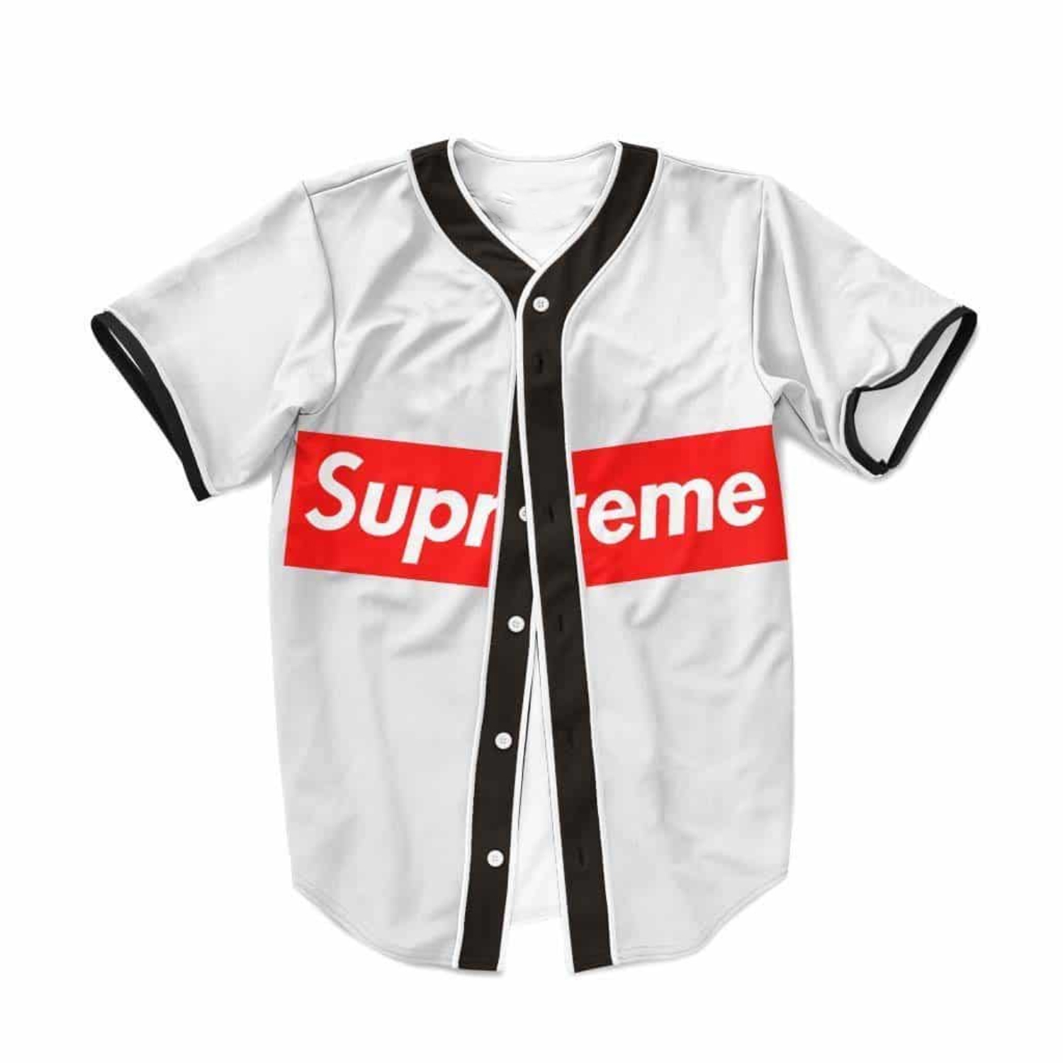 White Supreme Style Baseball J - Supreme Brand Streetwear review and price