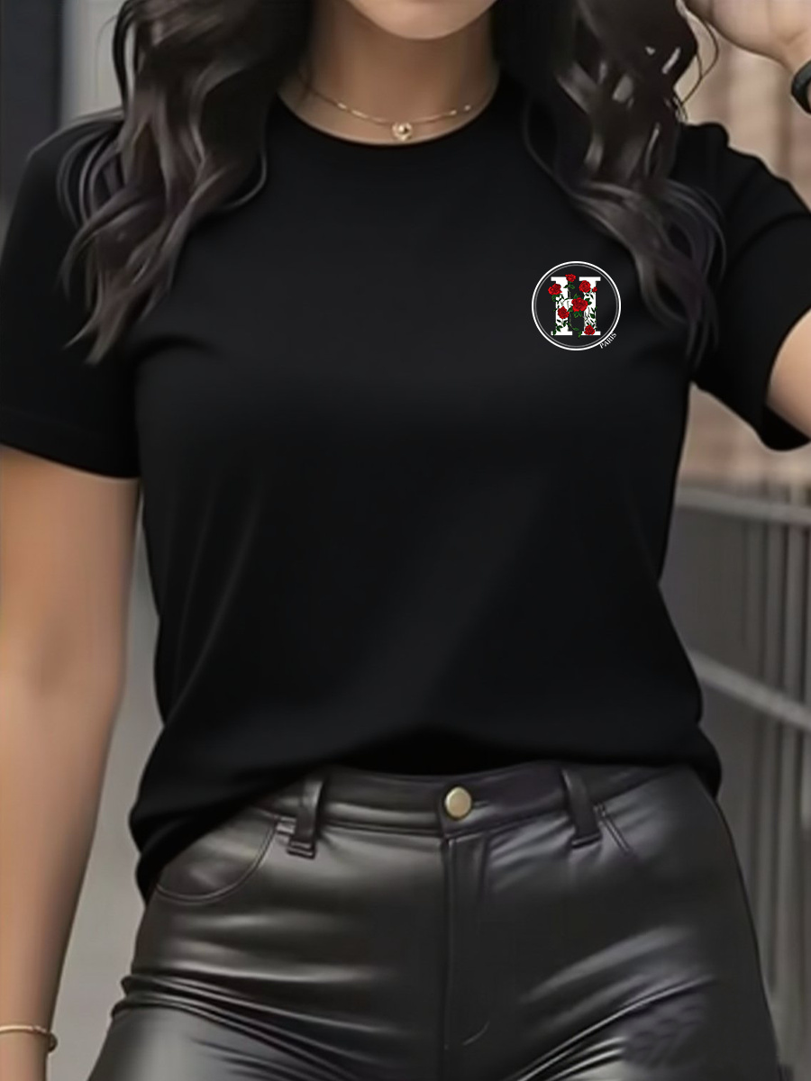 Women's T-Shirt Leisure Fashio - Streetwear Brand Tees review and price