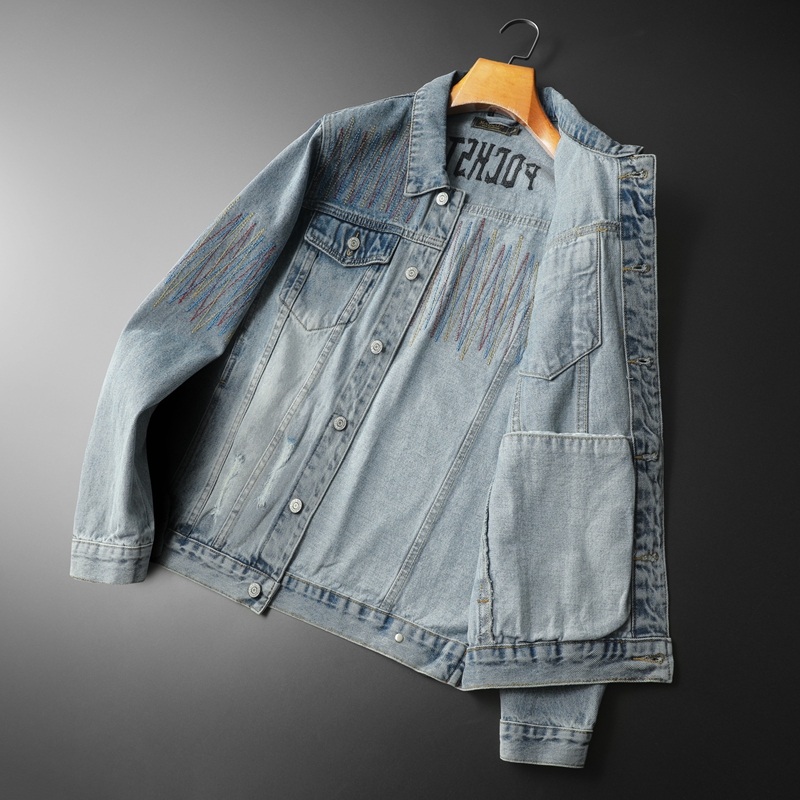 Brand Vintage Washed Denim Jac - Streetwear High End Brand review and price