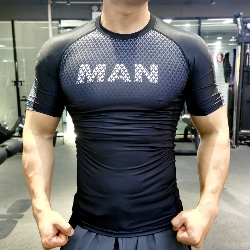 Men Compression T-shirt Male S - Streetwear Brand Clothing review and price