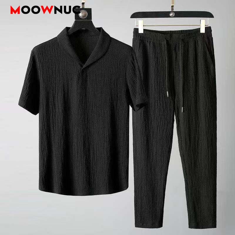 Summer New Men's Casual Sets T - Streetwear Brand Clothing review and price