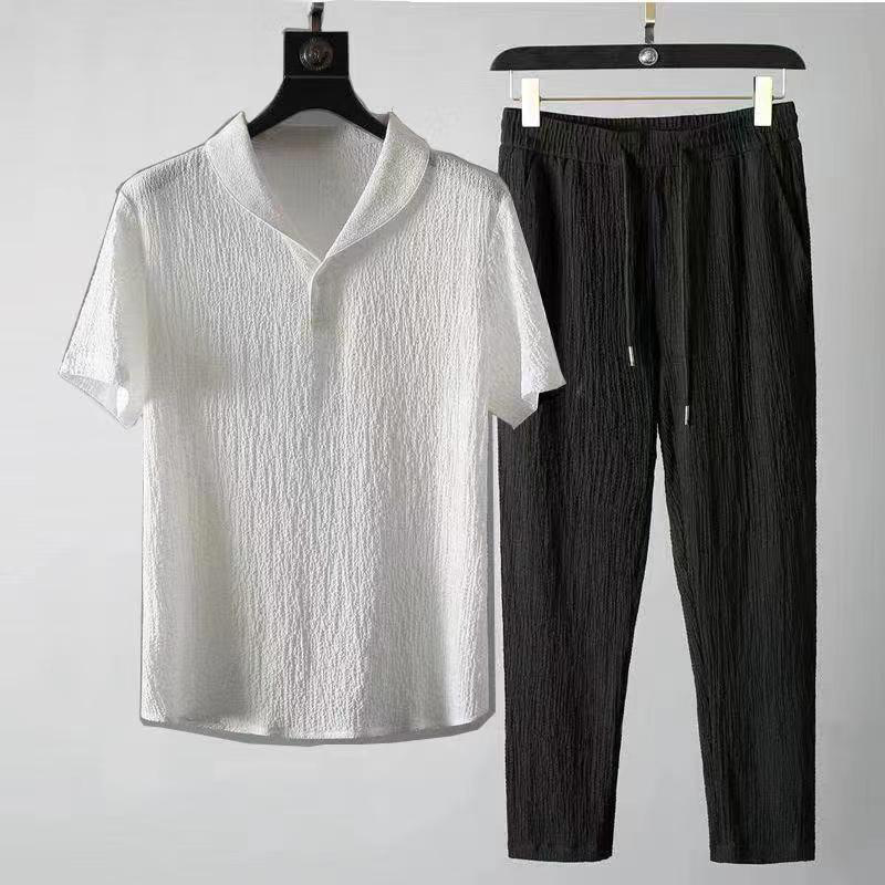 Summer New Men's Casual Sets T - Streetwear Brand Clothing review and price