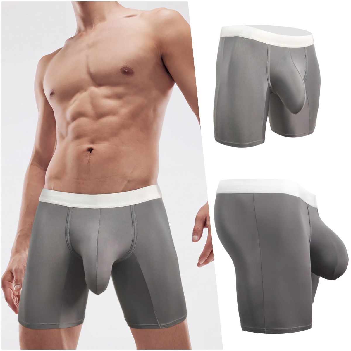 Mens Ultra Ice Silk Boxer Brie - Supreme Brand Streetwear review and price