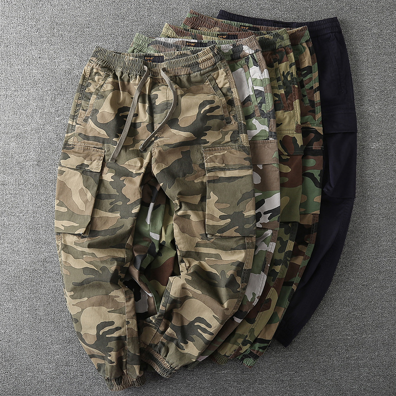 Vintage Camo Multi Pocket Carg - Streetwear Brand Clothing review and price