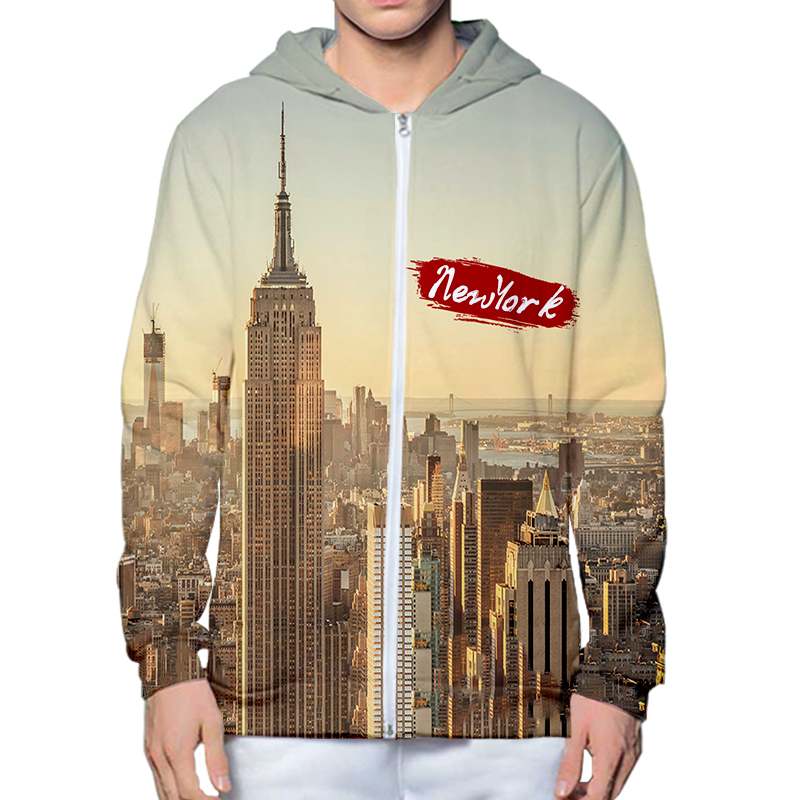 Autumn Winter 3D Printed New Y - Streetwear Brand New York review and price