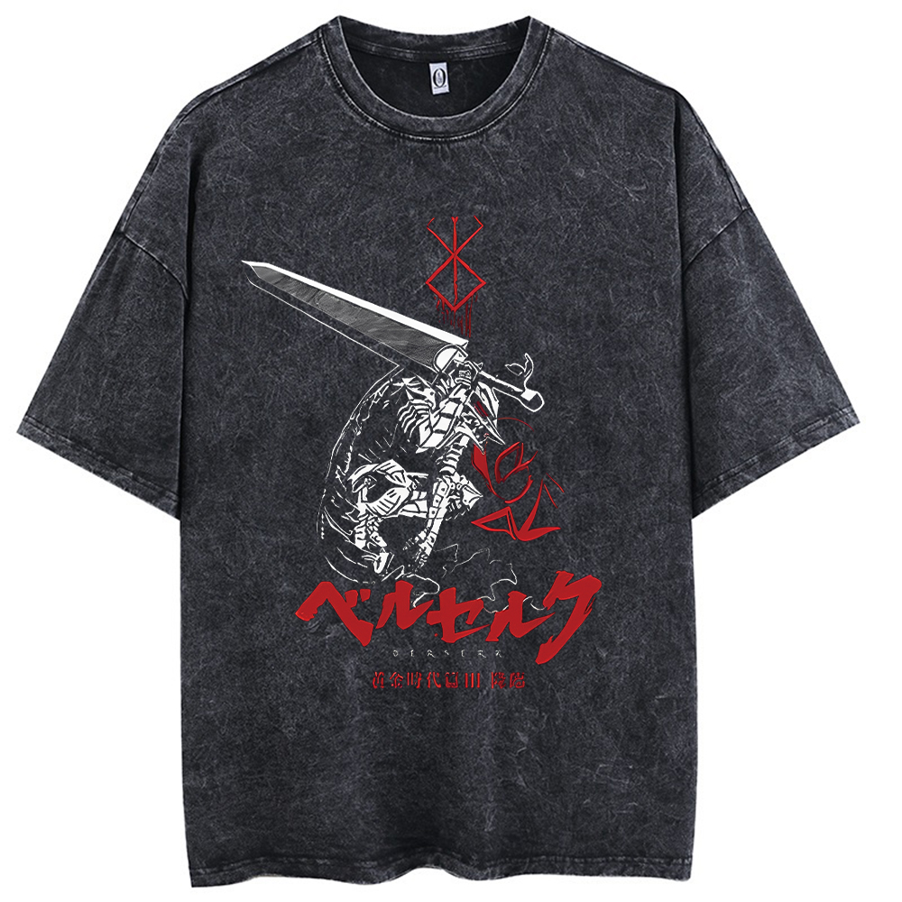 Vintage Washed Berserk Death M - Streetwear Brands Logo review and price